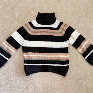 NWOT Rue21 Multicolor Striped Turtleneck Sweater